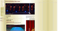 Desktop Screenshot of lydiakavina.com