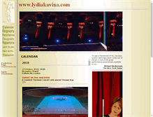 Tablet Screenshot of lydiakavina.com